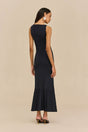AMATA KNIT DRESS - DEEP LAKE