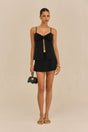 LENNON KNIT TOP - BLACK