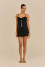 LENNON KNIT TOP - BLACK
