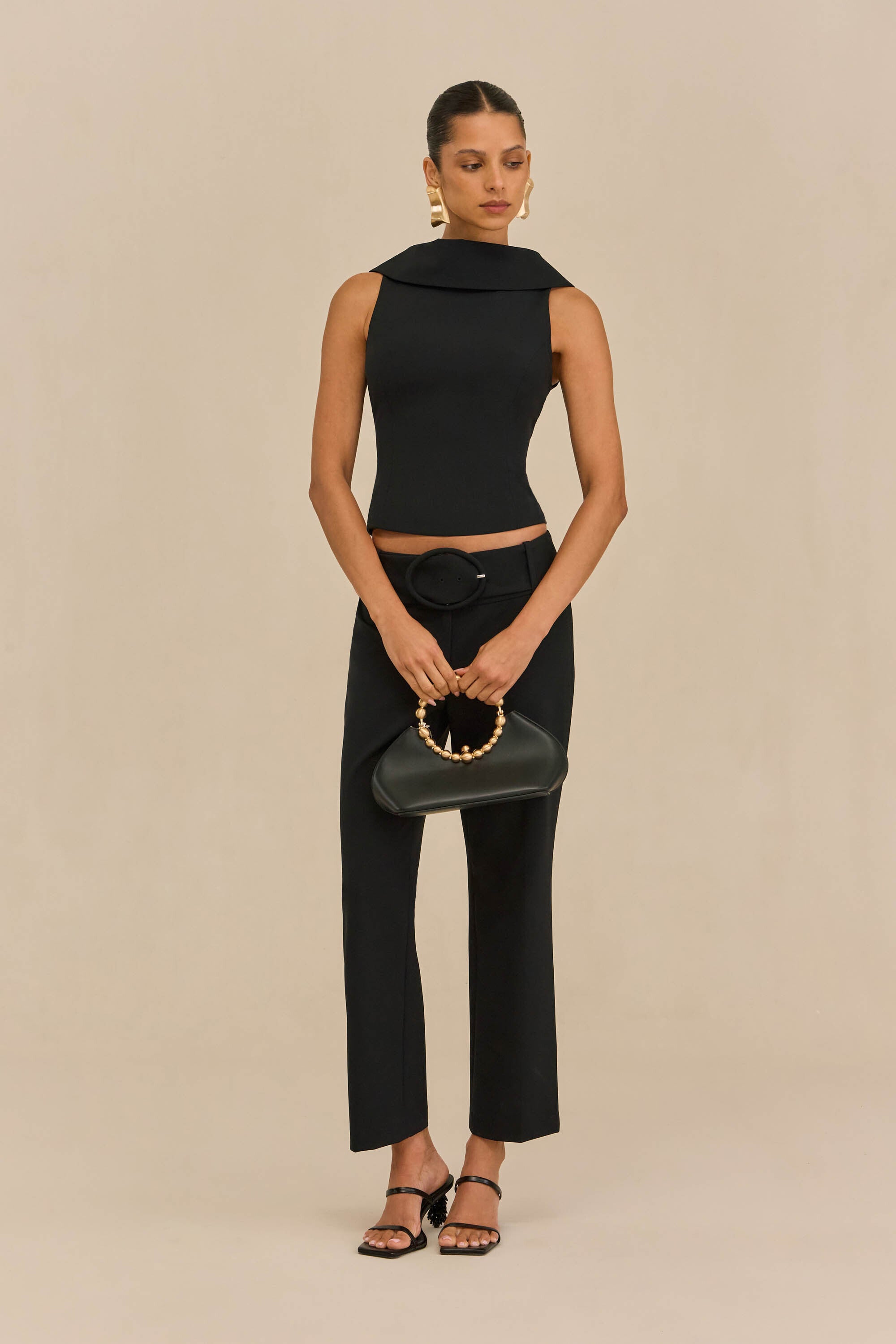 IMANIA TOP - BLACK