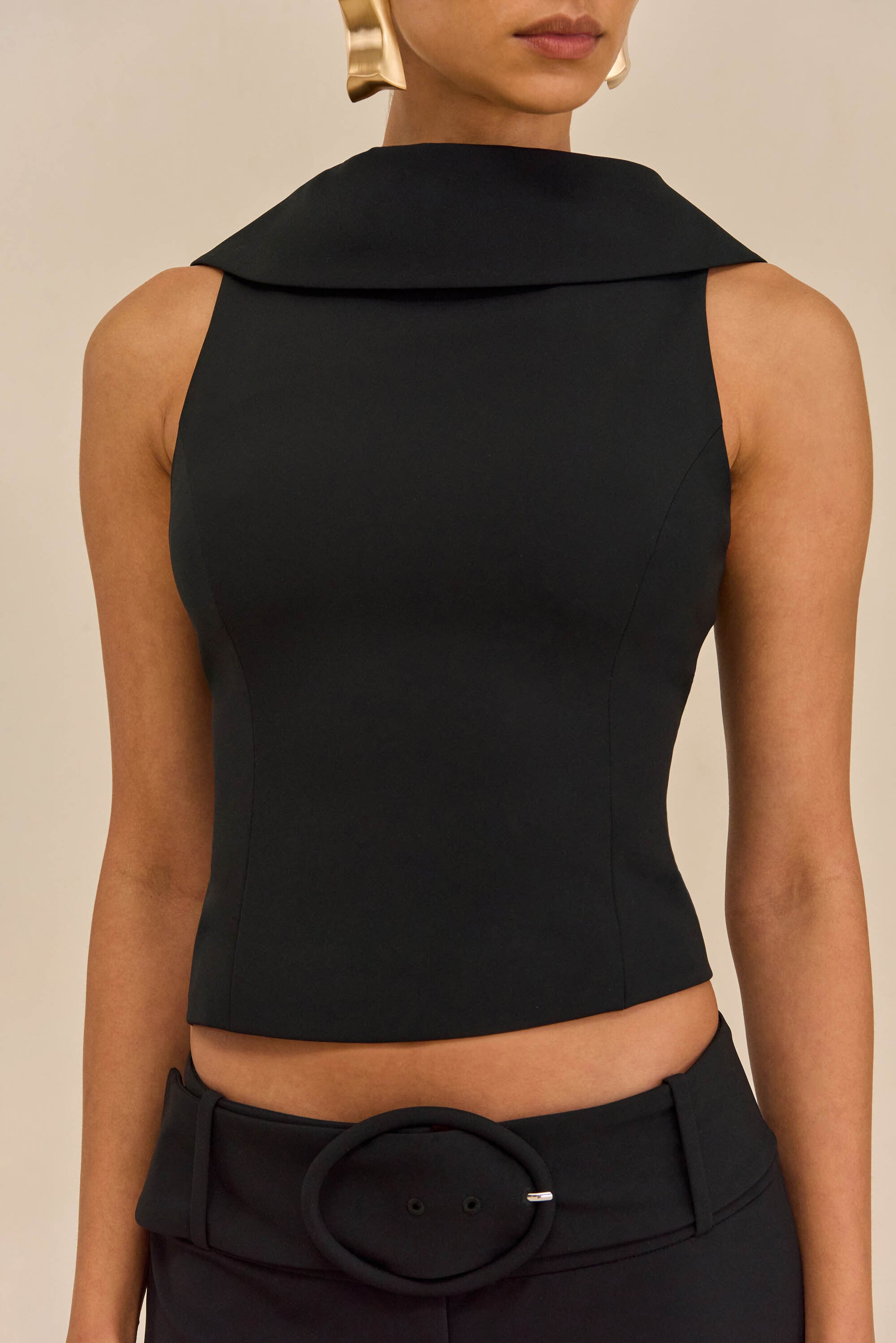 IMANIA TOP - BLACK