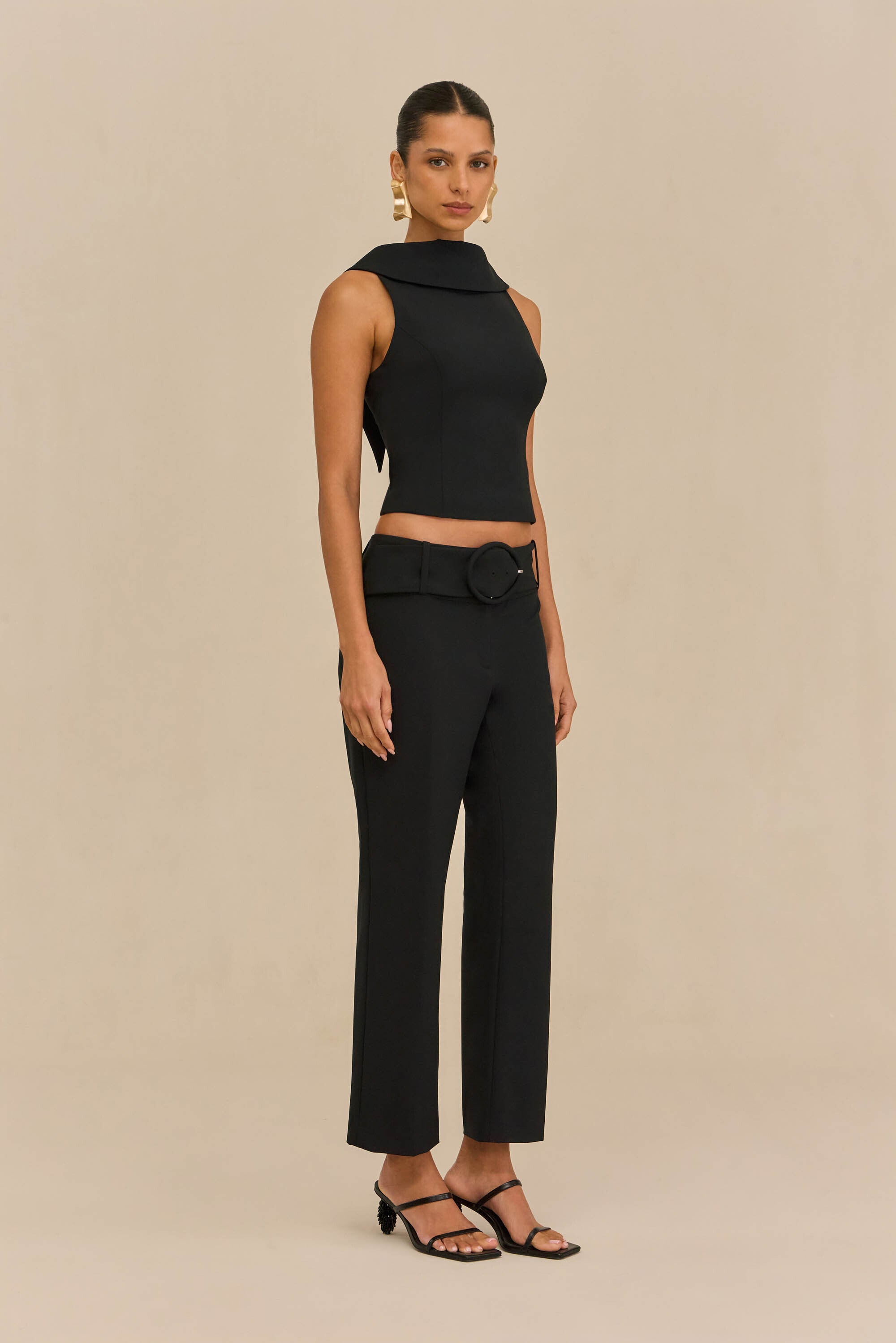IMANIA TOP - BLACK