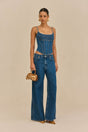 MAJA PANT - 80S BLUE