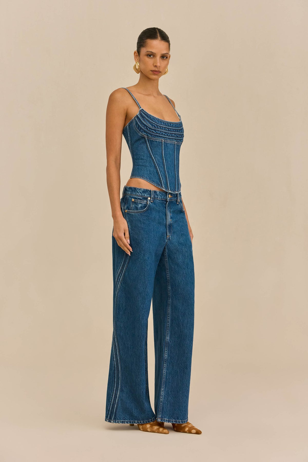 MAJA PANT - 80S BLUE