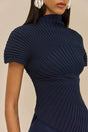 ANNEMIE KNIT TOP - DEEP LAKE