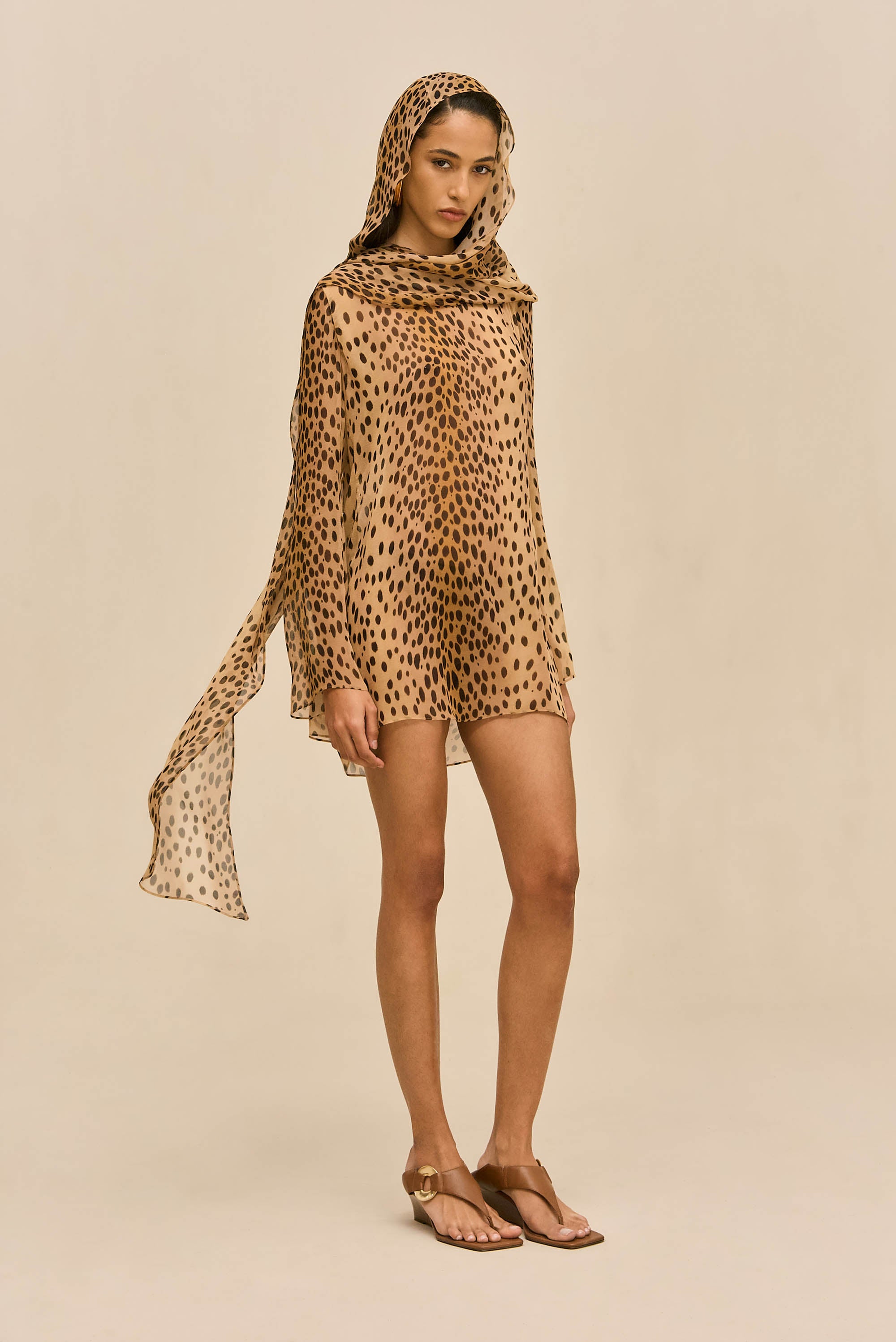 BEAUX DRESS - CHEETAH