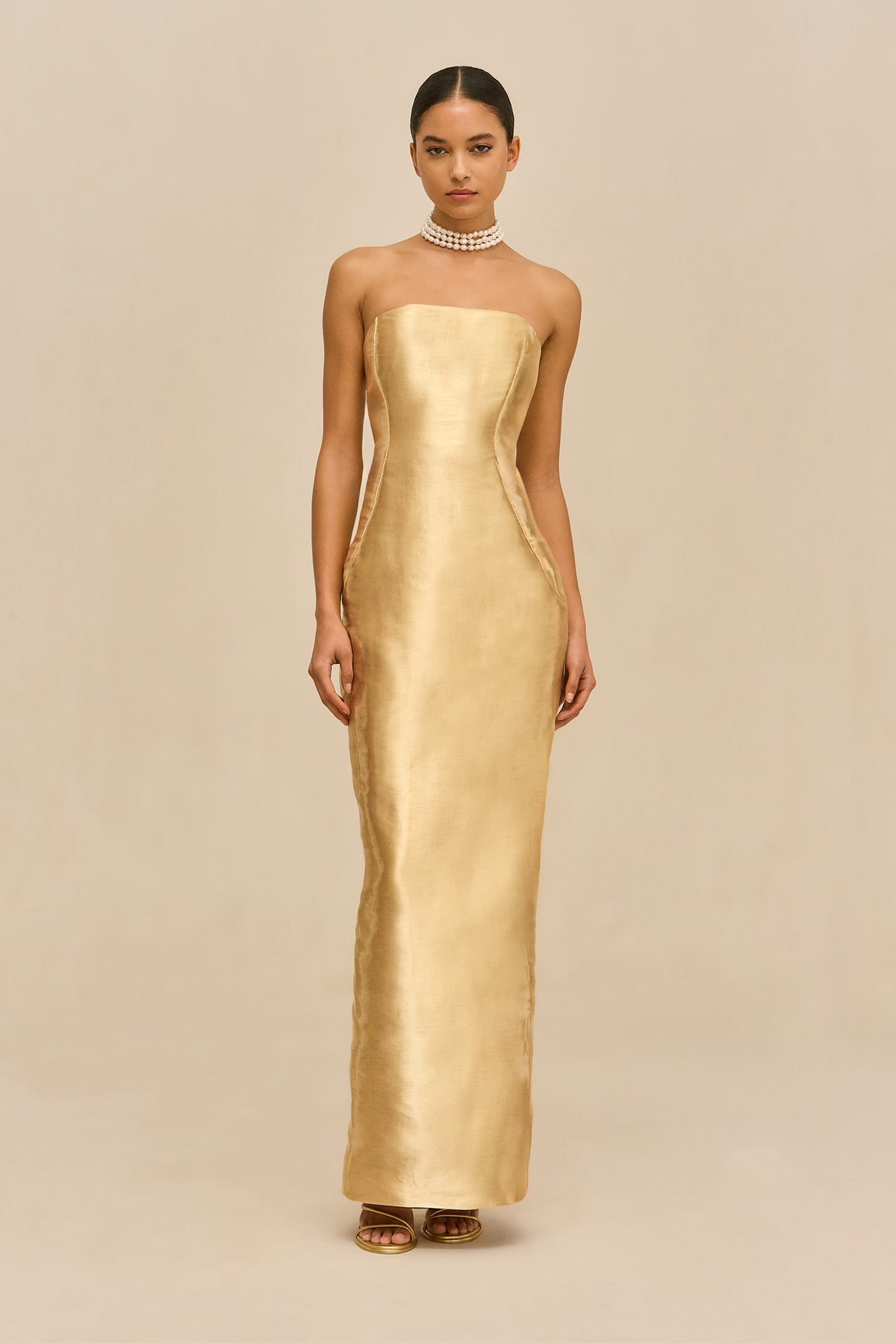 FICKLIN GOWN - GOLD