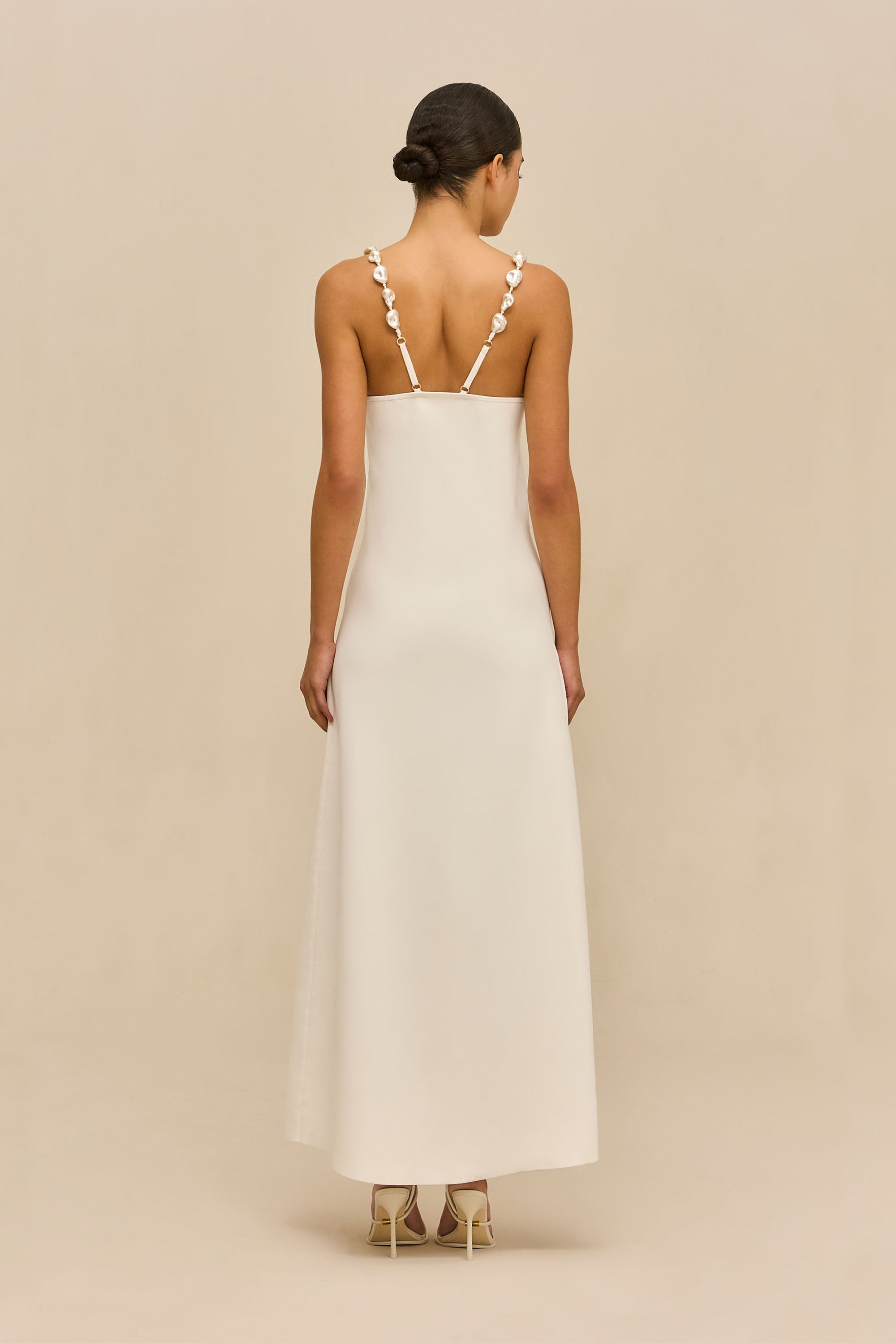 FINLEY KNIT DRESS - OFF WHITE