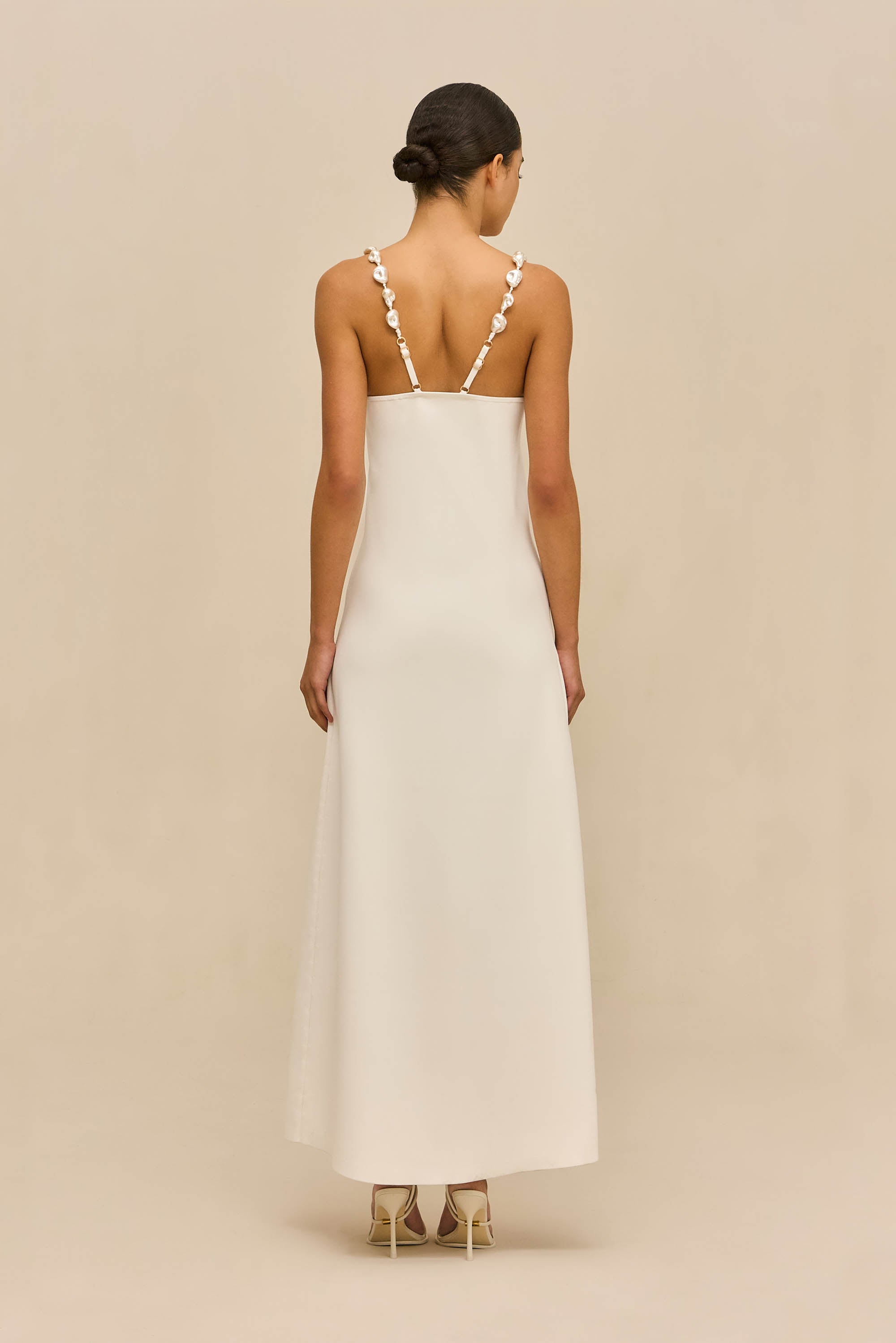 FINLEY KNIT DRESS - OFF WHITE
