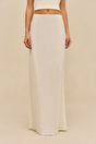 CHANTEL SKIRT - OFF WHITE LINEN