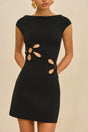 YUDI KNIT DRESS - BLACK
