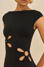 YUDI KNIT DRESS - BLACK
