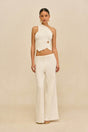DENEUVE KNIT TOP - OFF WHITE