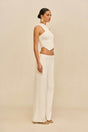 DENEUVE KNIT TOP - OFF WHITE