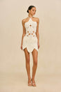 FLOREANA KNIT DRESS - OFF WHITE