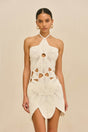 FLOREANA KNIT DRESS - OFF WHITE
