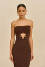 CHRISTY KNIT DRESS - JAVA