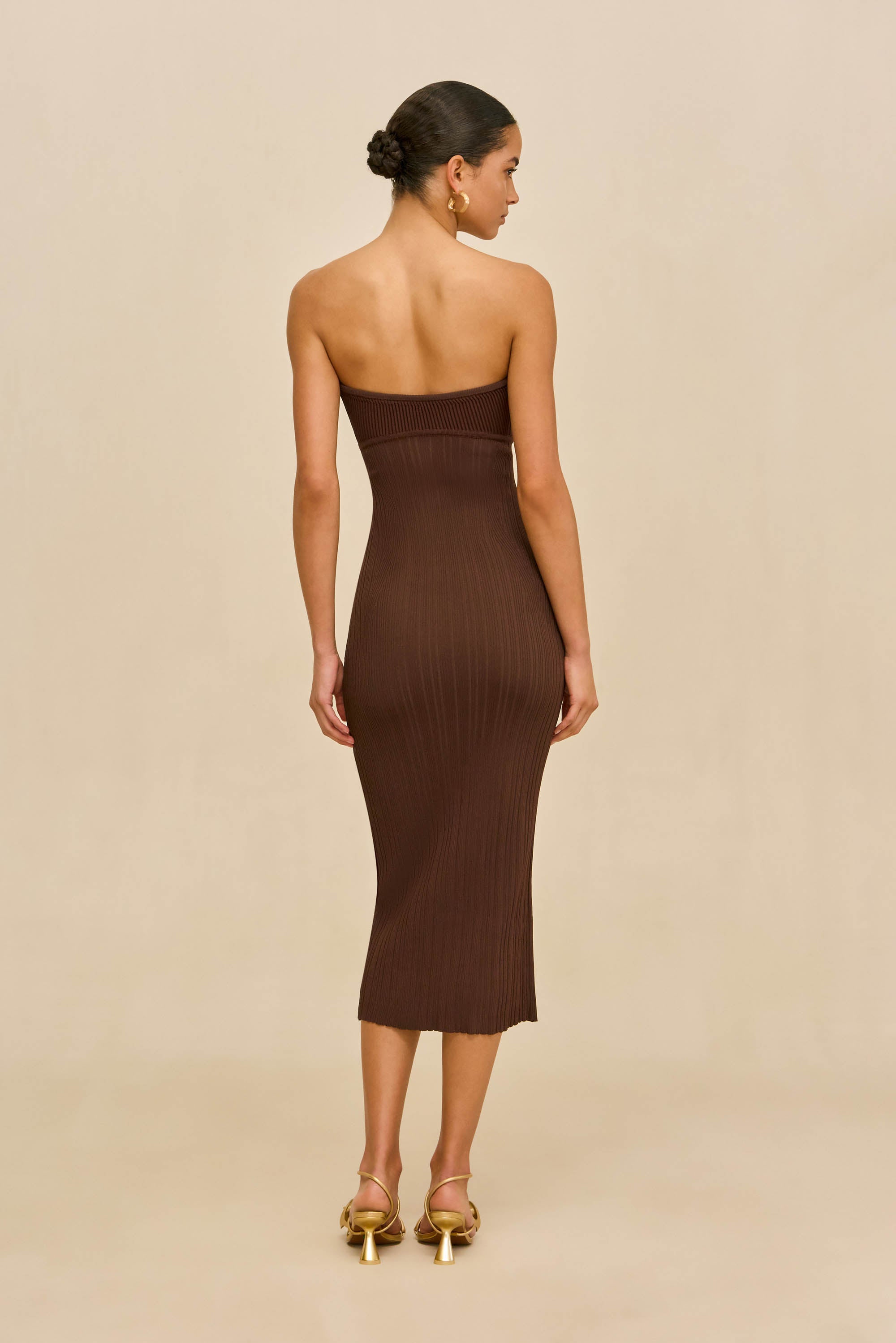 CHRISTY KNIT DRESS - JAVA