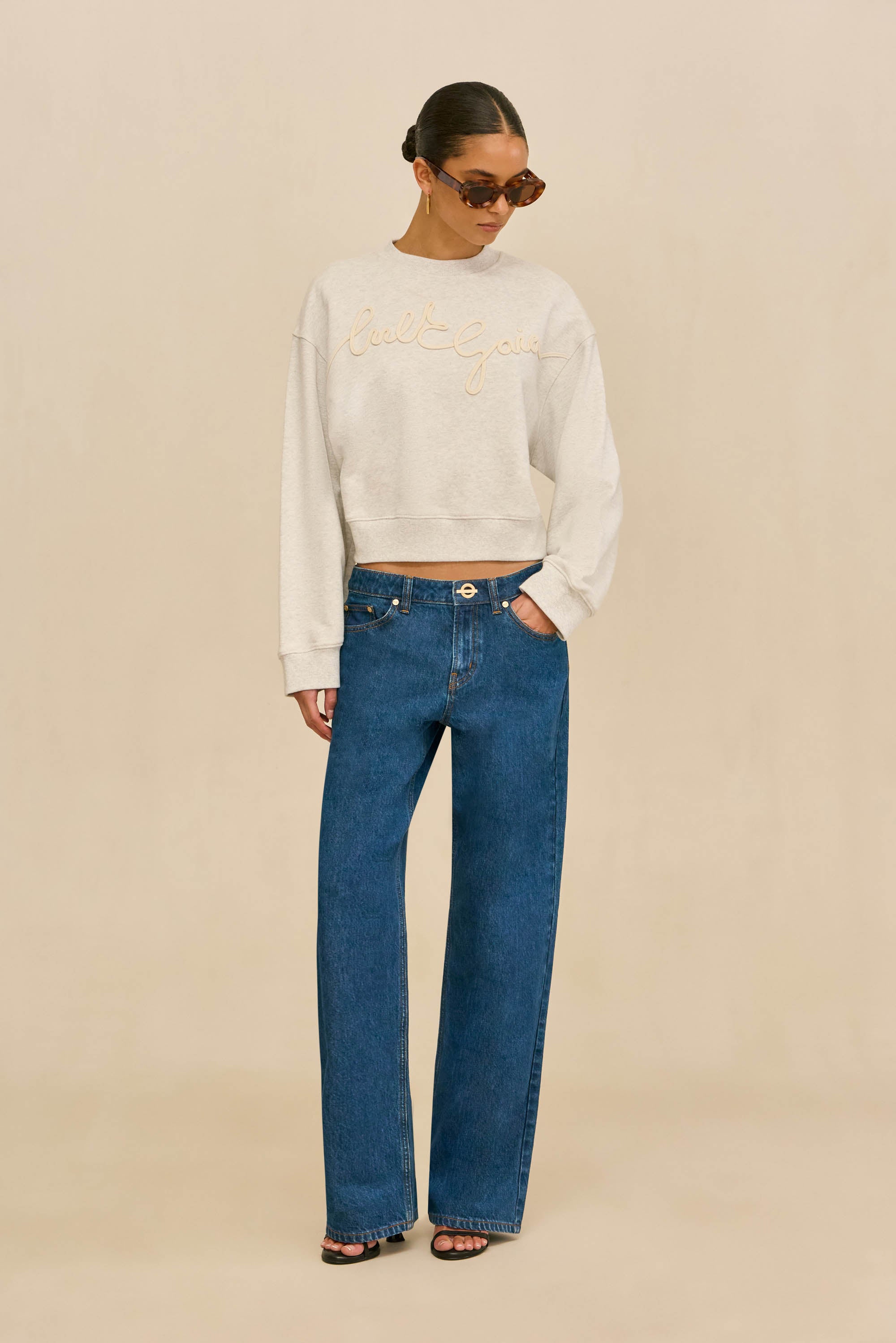 CARINNA SWEATSHIRT - LIGHT GREY