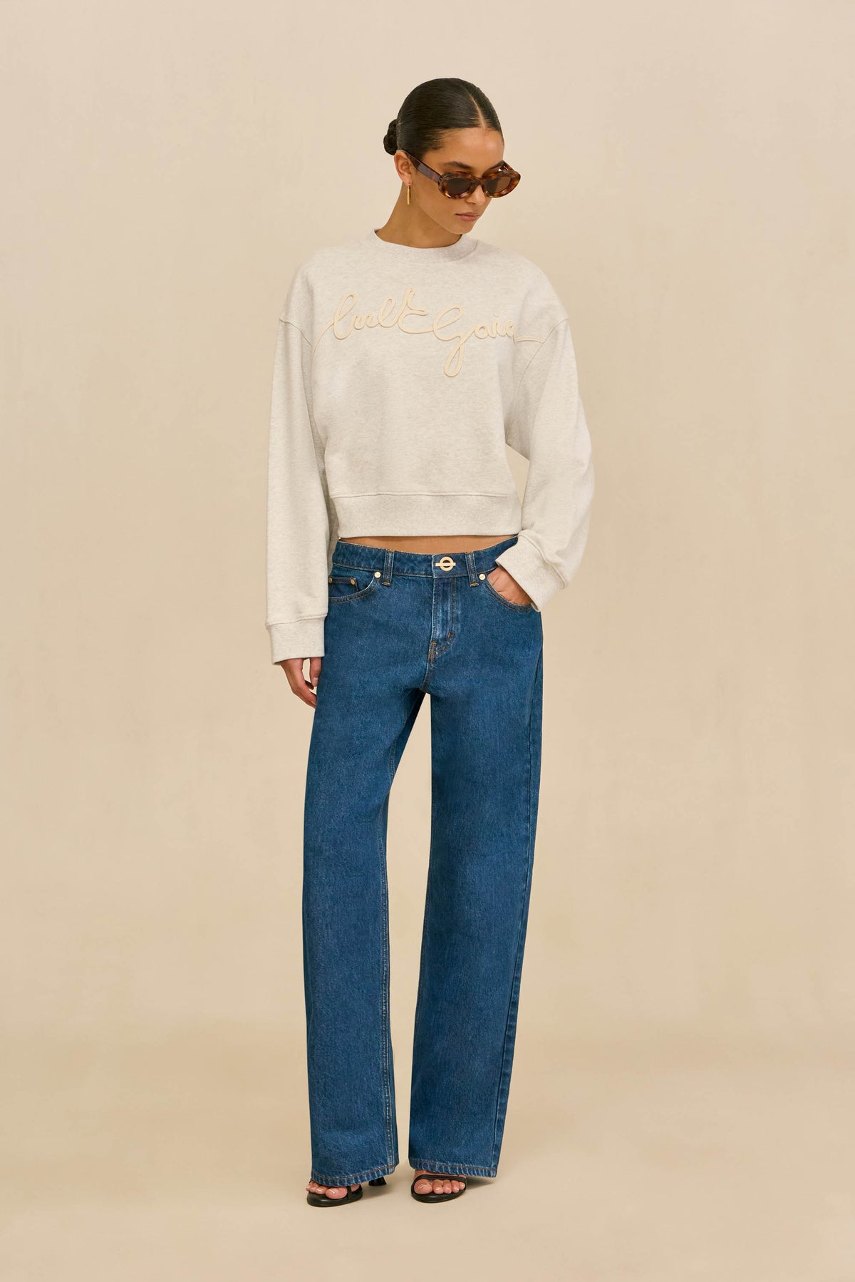 CARINNA SWEATSHIRT - LIGHT GREY
