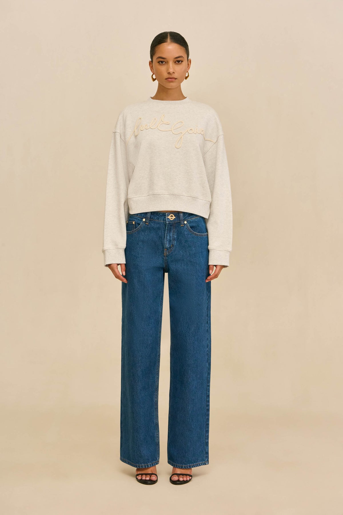 CARINNA SWEATSHIRT - LIGHT GREY