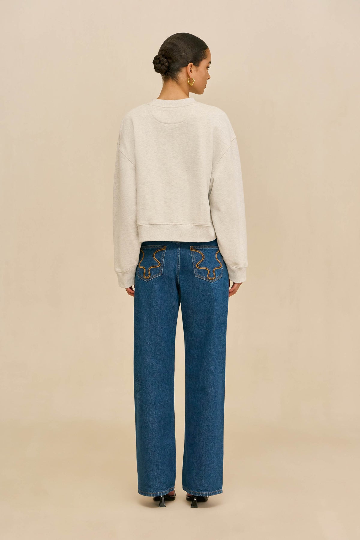 CARINNA SWEATSHIRT - LIGHT GREY