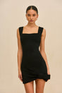 SID KNIT DRESS - BLACK
