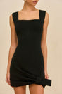 SID KNIT DRESS - BLACK