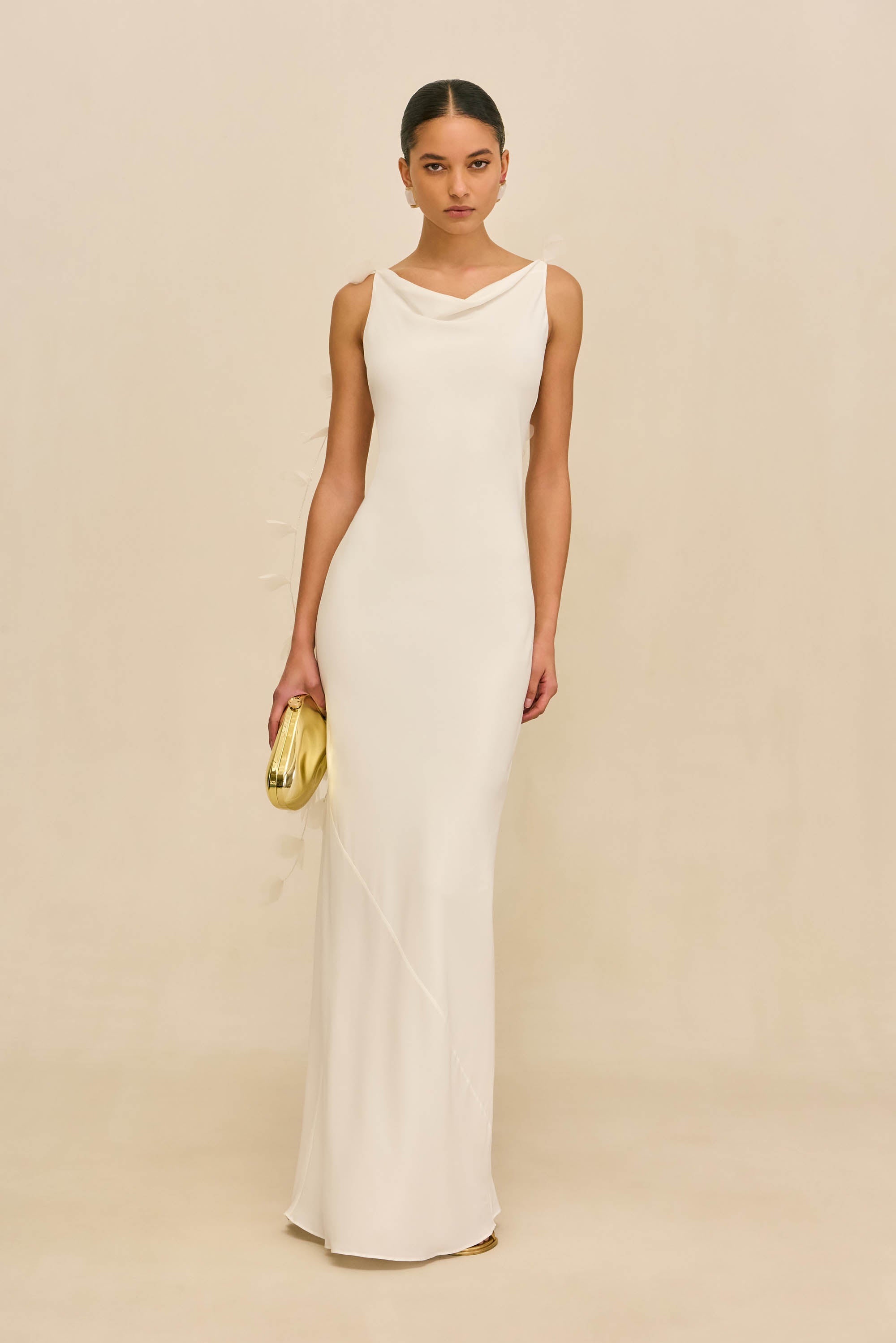 NYMERIA GOWN - OFF WHITE