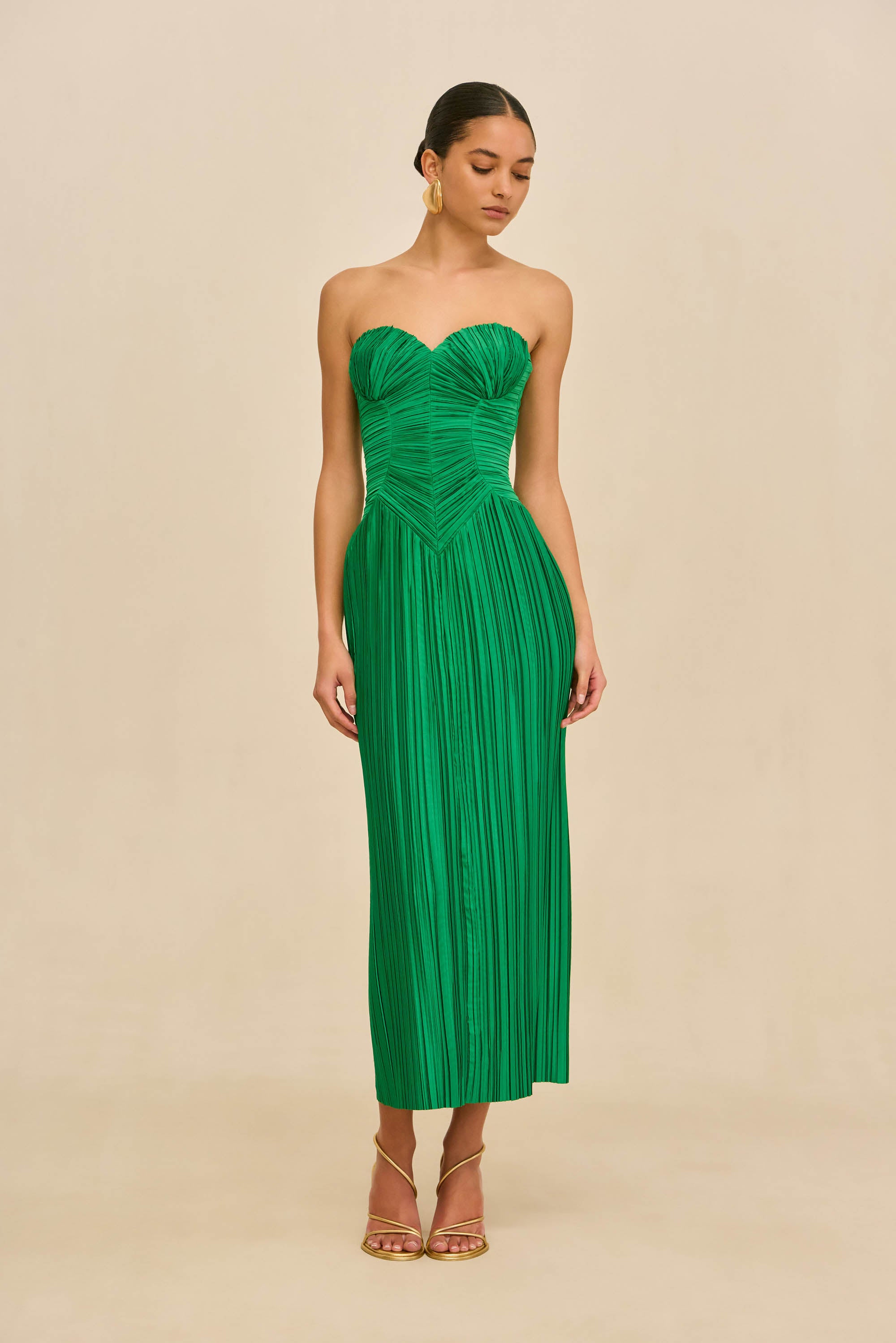 ASHIKA GOWN - MALACHITE