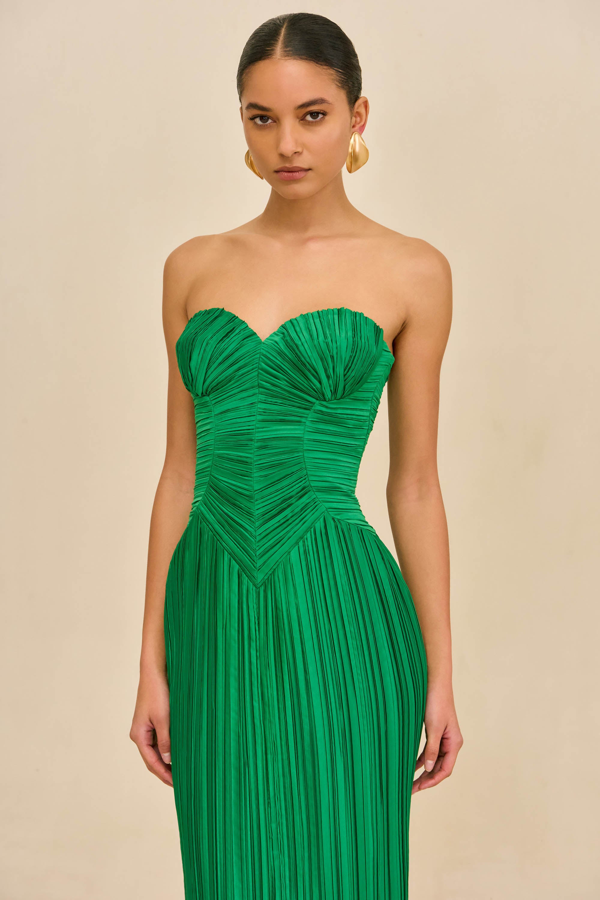 ASHIKA GOWN - MALACHITE