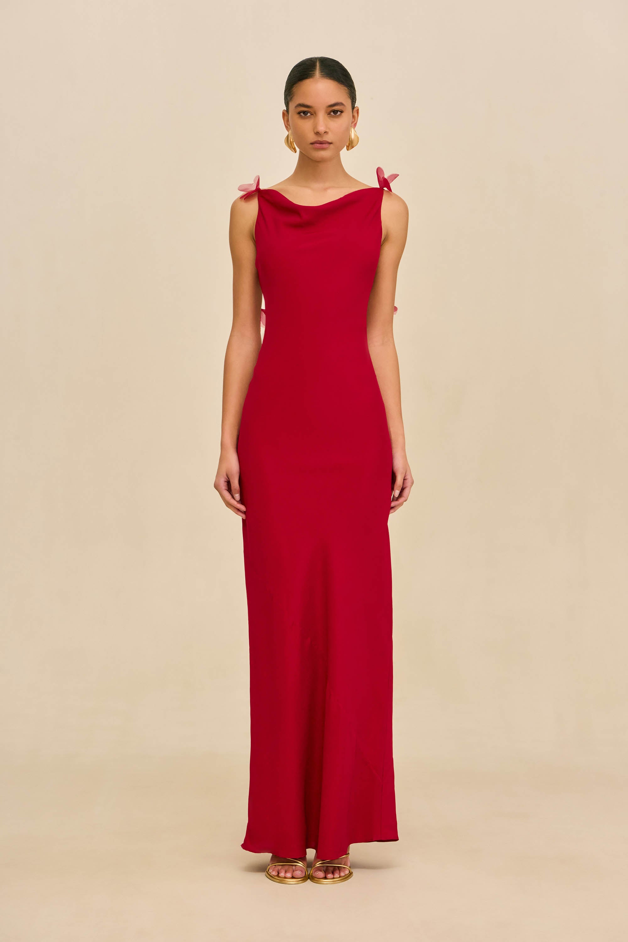 NYMERIA GOWN - MERLOT