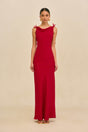 NYMERIA GOWN - MERLOT