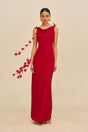 NYMERIA GOWN - MERLOT