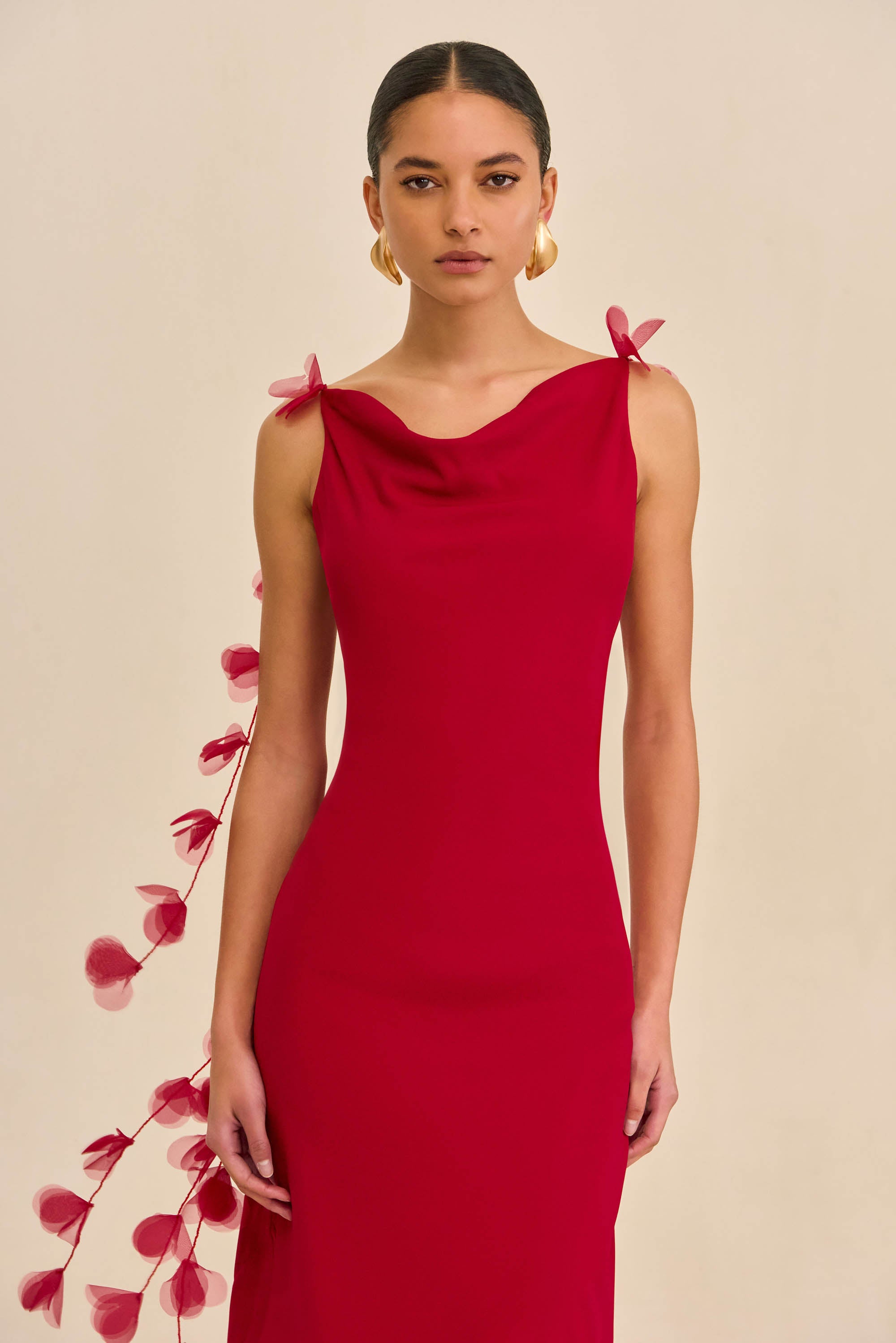 NYMERIA GOWN - MERLOT