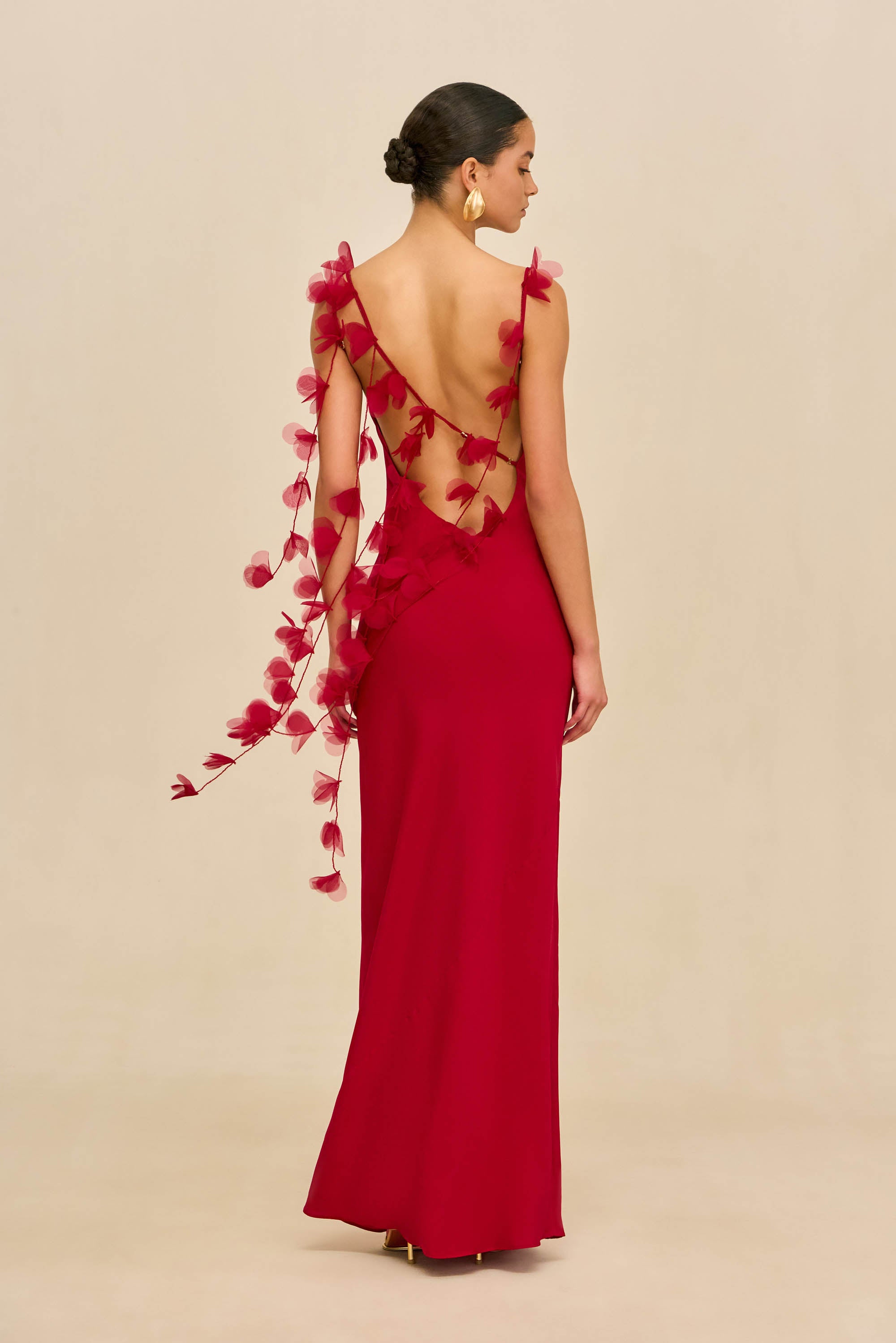NYMERIA GOWN - MERLOT