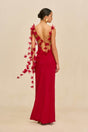 NYMERIA GOWN - MERLOT
