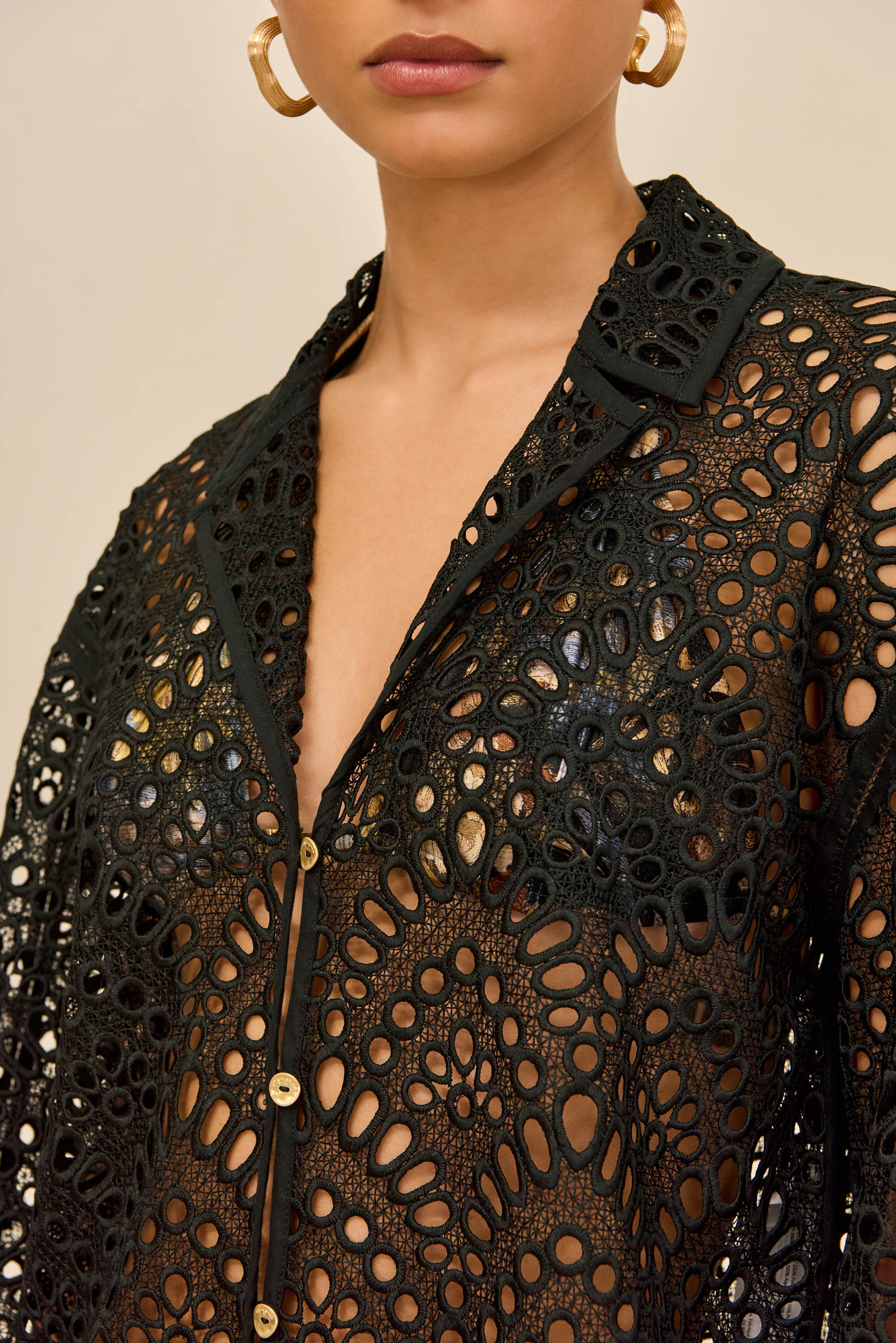 AZIZA TOP - BLACK