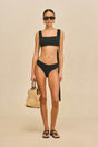 ALLIANA BIKINI BOTTOM - BLACK