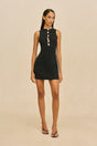 DOMS KNIT DRESS - BLACK