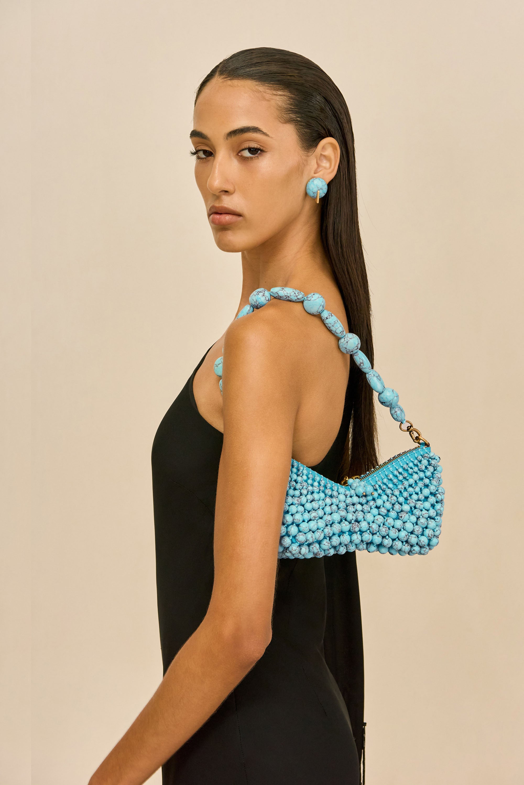 MERCIER MINI SHOULDER BAG - IBIZA TURQUOISE