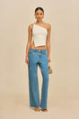 VALERIA KNIT TOP - OFF WHITE