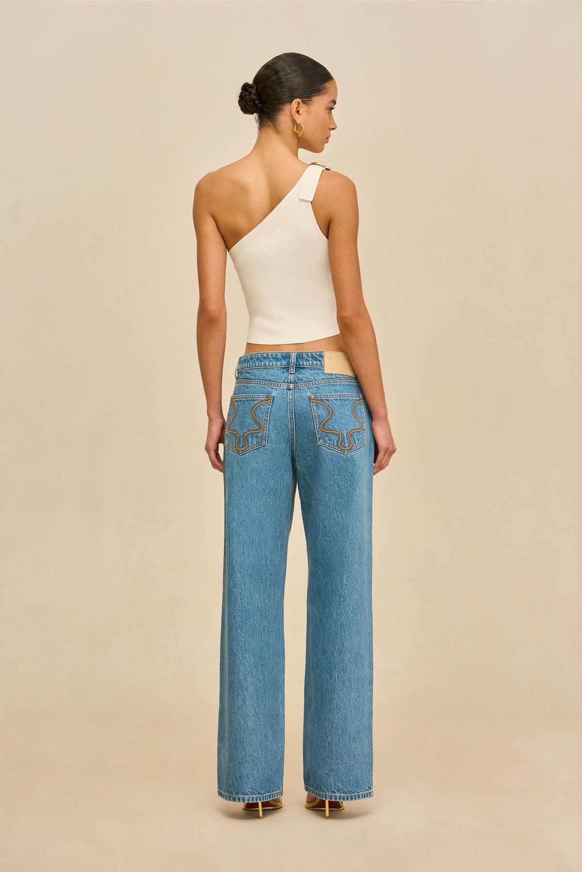 VALERIA KNIT TOP - OFF WHITE