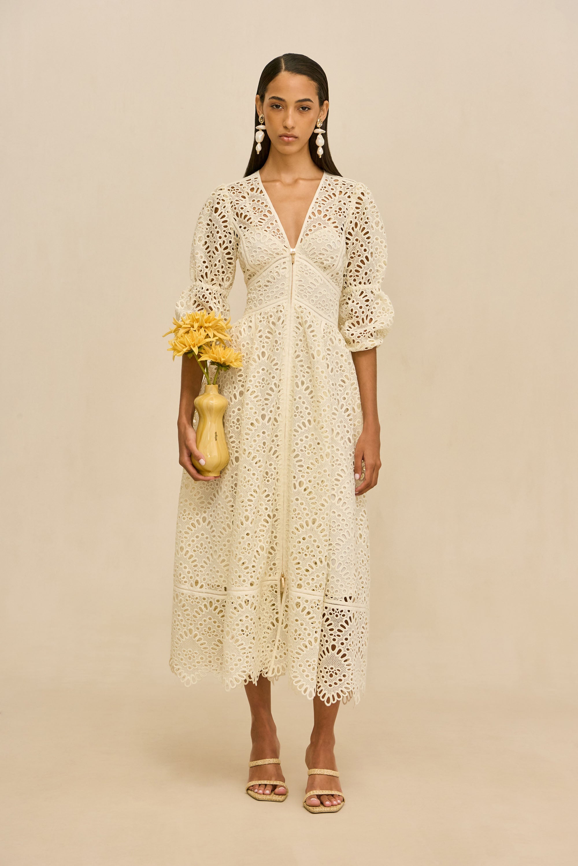 ROSALIND DRESS - OFF WHITE
