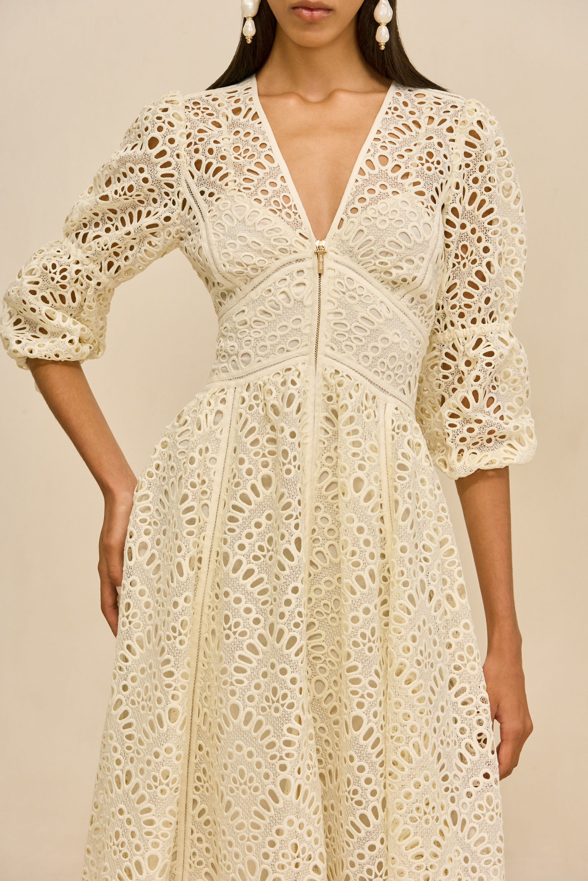 ROSALIND DRESS - OFF WHITE