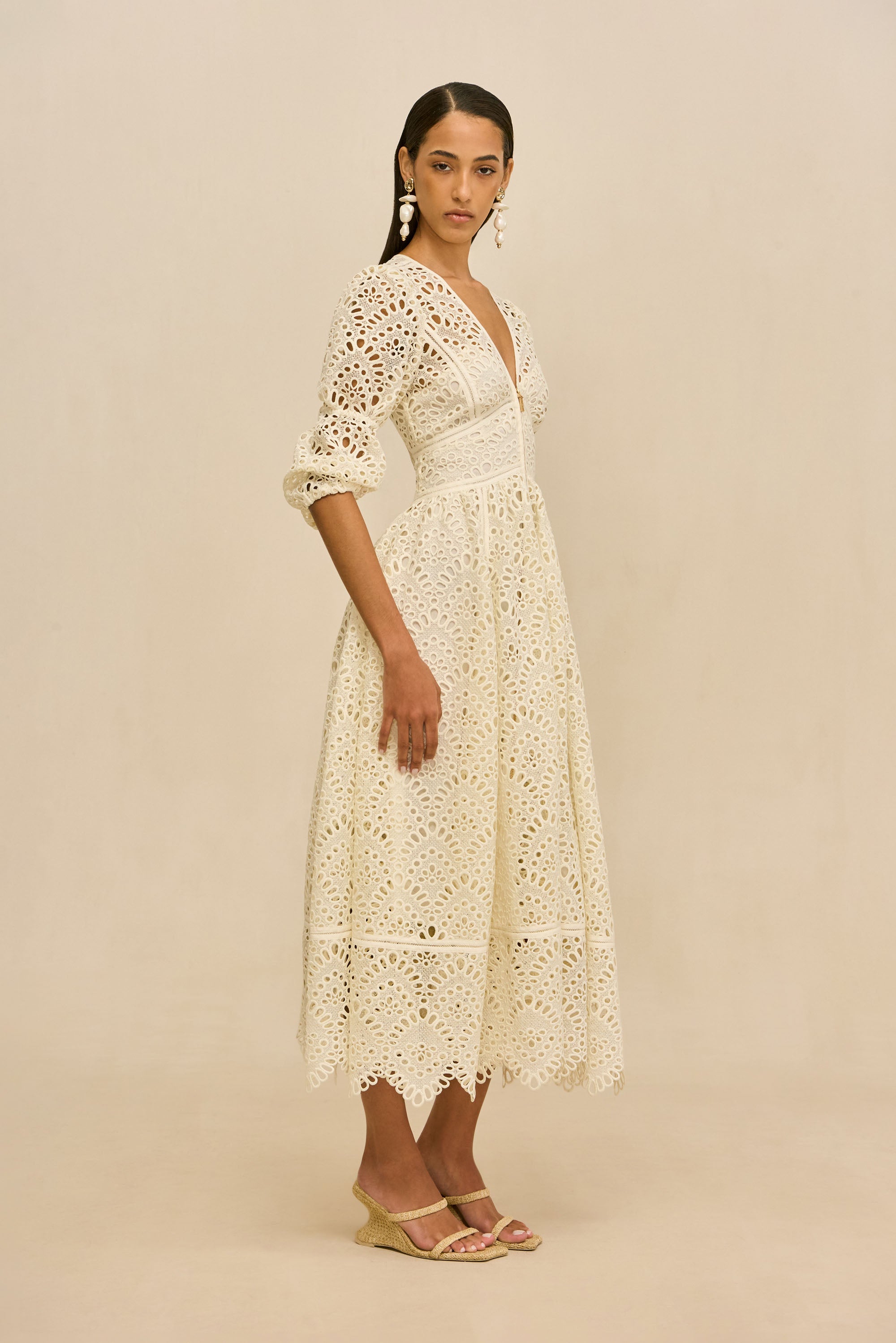 ROSALIND DRESS - OFF WHITE