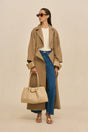 MAGDALENA TRENCH COAT - SESAME