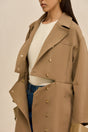 MAGDALENA TRENCH COAT - SESAME