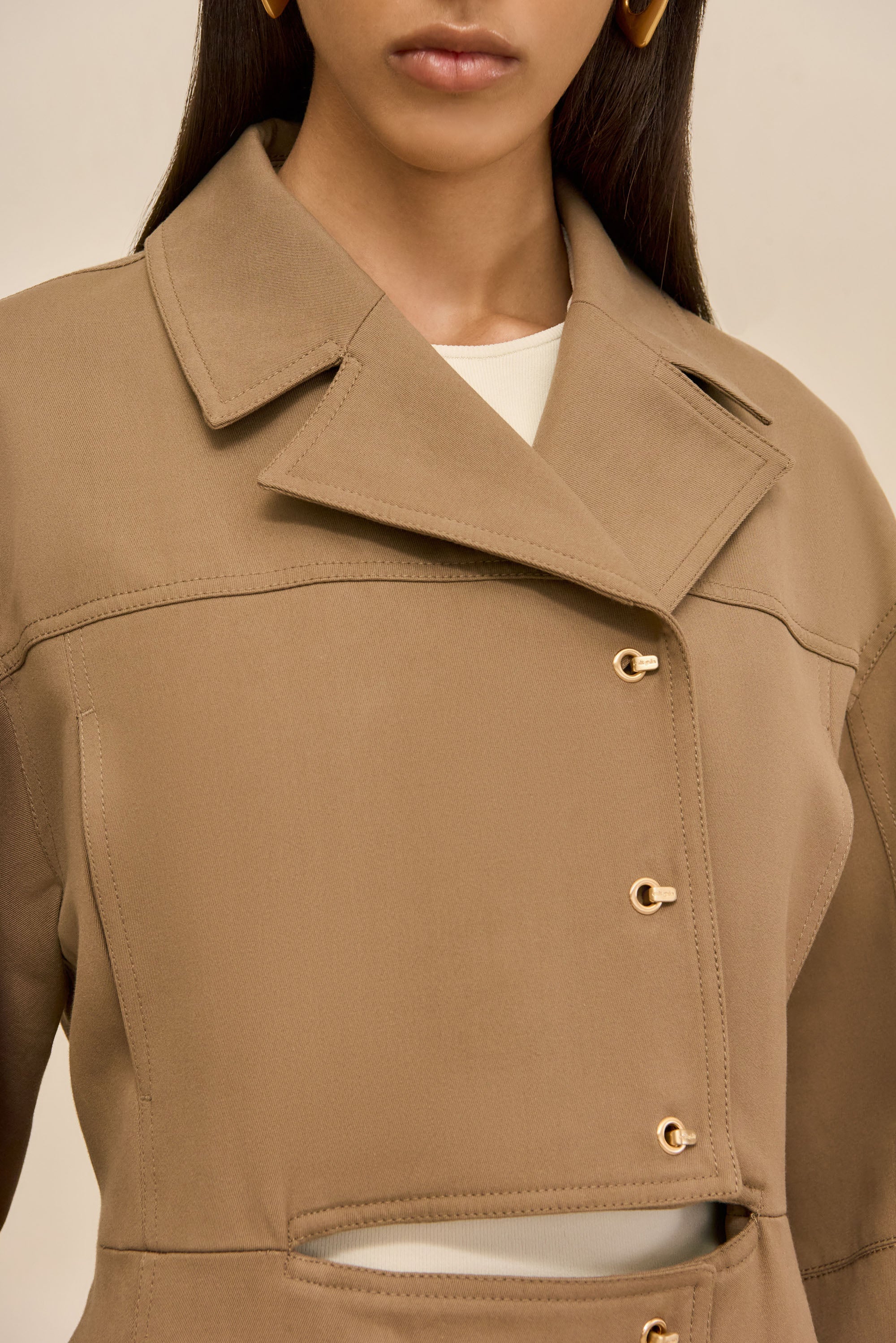 MAGDALENA TRENCH COAT - SESAME