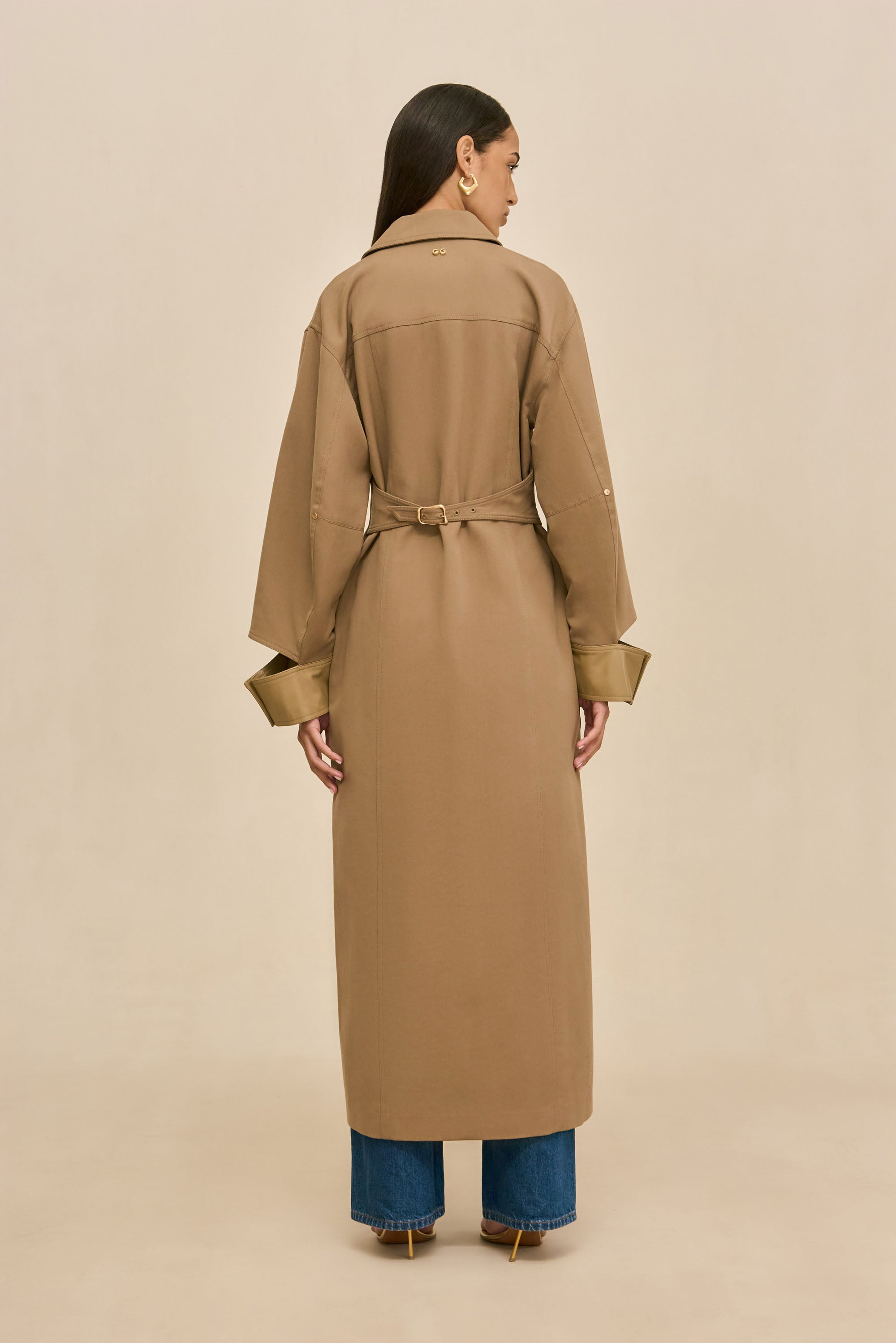 MAGDALENA TRENCH COAT - SESAME